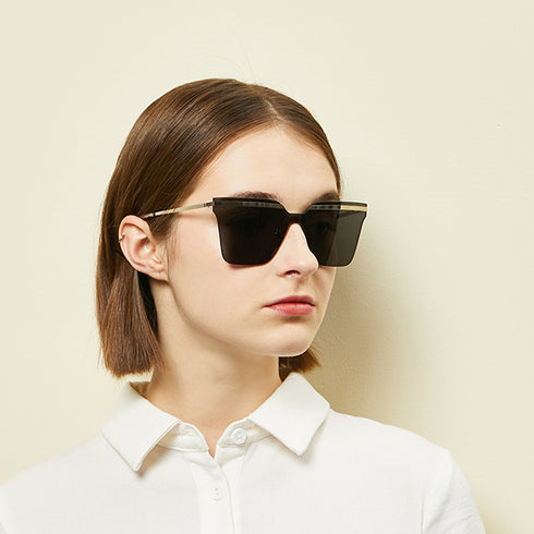 Angular Metal Women and Men Sunglasses Seville